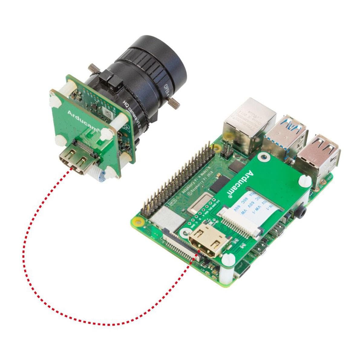 CSI to HDMI Adapter Board Raspberry Pi HQ Camera - The Pi Hut