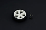 D80mm Silicone Wheel For TT Motor - The Pi Hut
