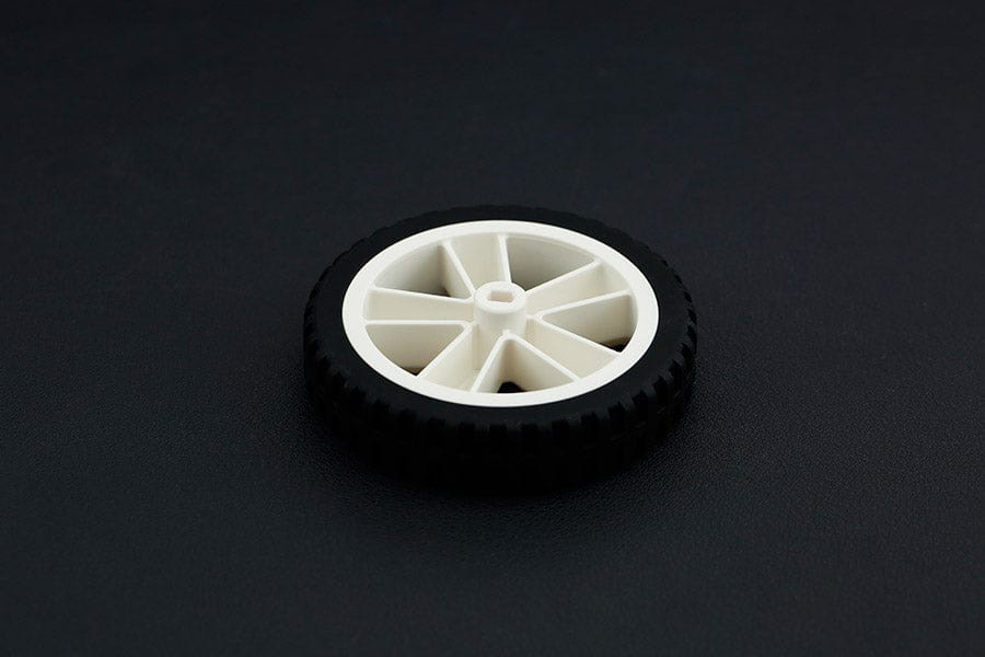 D80mm Silicone Wheel For TT Motor - The Pi Hut