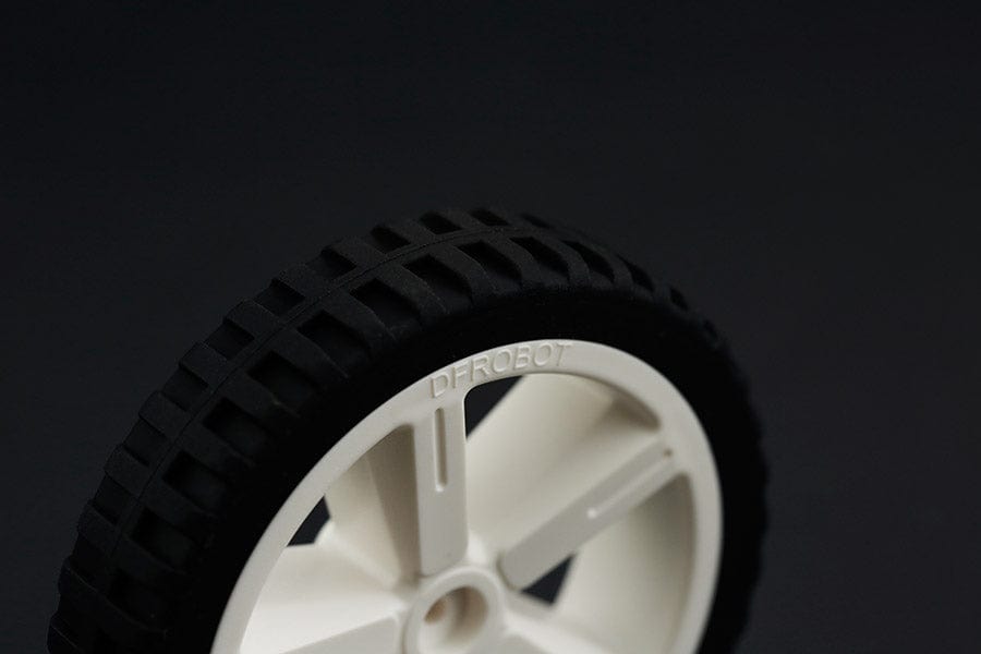 D80mm Silicone Wheel For TT Motor - The Pi Hut