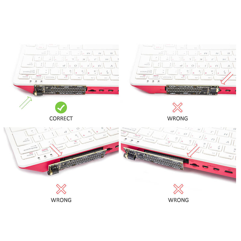 DACBerry 400S Audio Card for Raspberry Pi 400 [Discontinued] - The Pi Hut