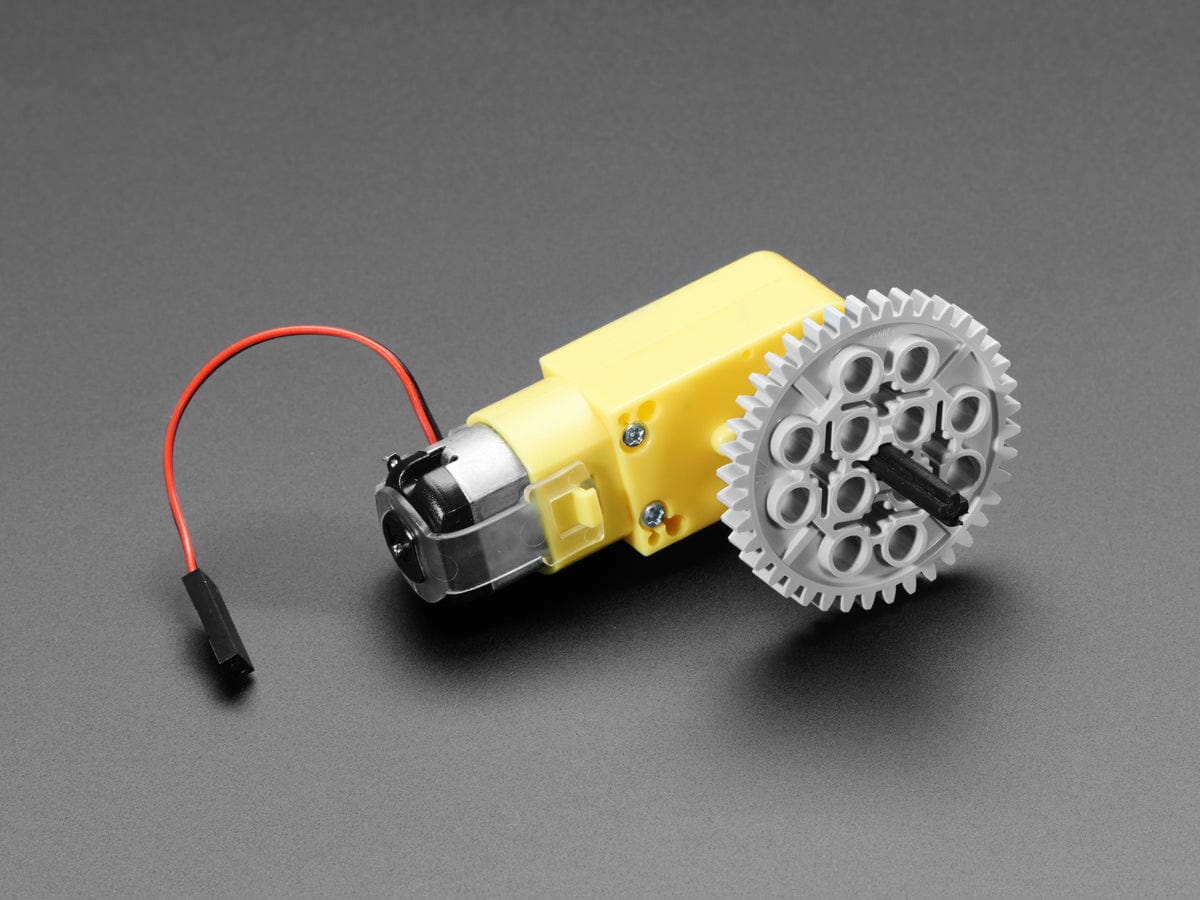 DC Gearbox "TT" Motor to LEGO® compatible Cross Axle - The Pi Hut