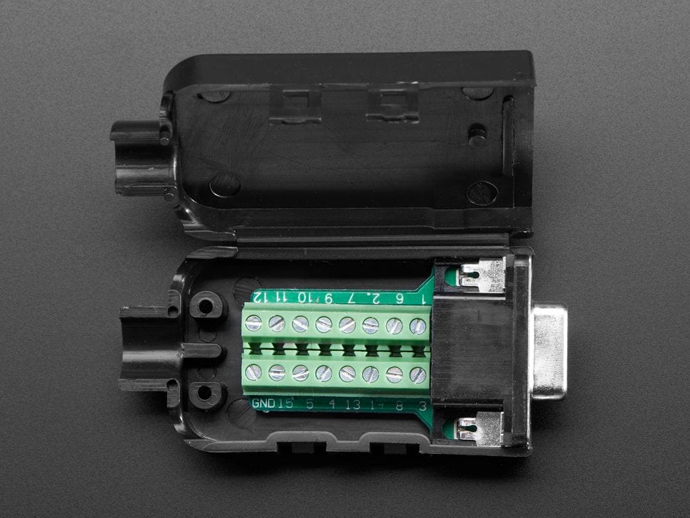 DE-15 (DB-15) Female Socket to Terminal Block Breakout - The Pi Hut