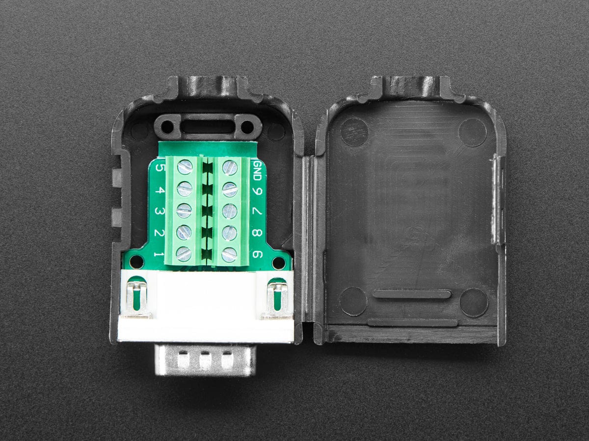 DE-9 (DB-9) Male Plug to Terminal Block Breakout - The Pi Hut