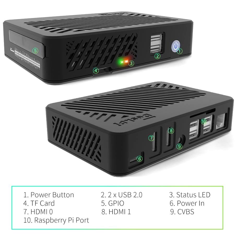 DeskPi Lite Raspberry Pi 4 Case - The Pi Hut