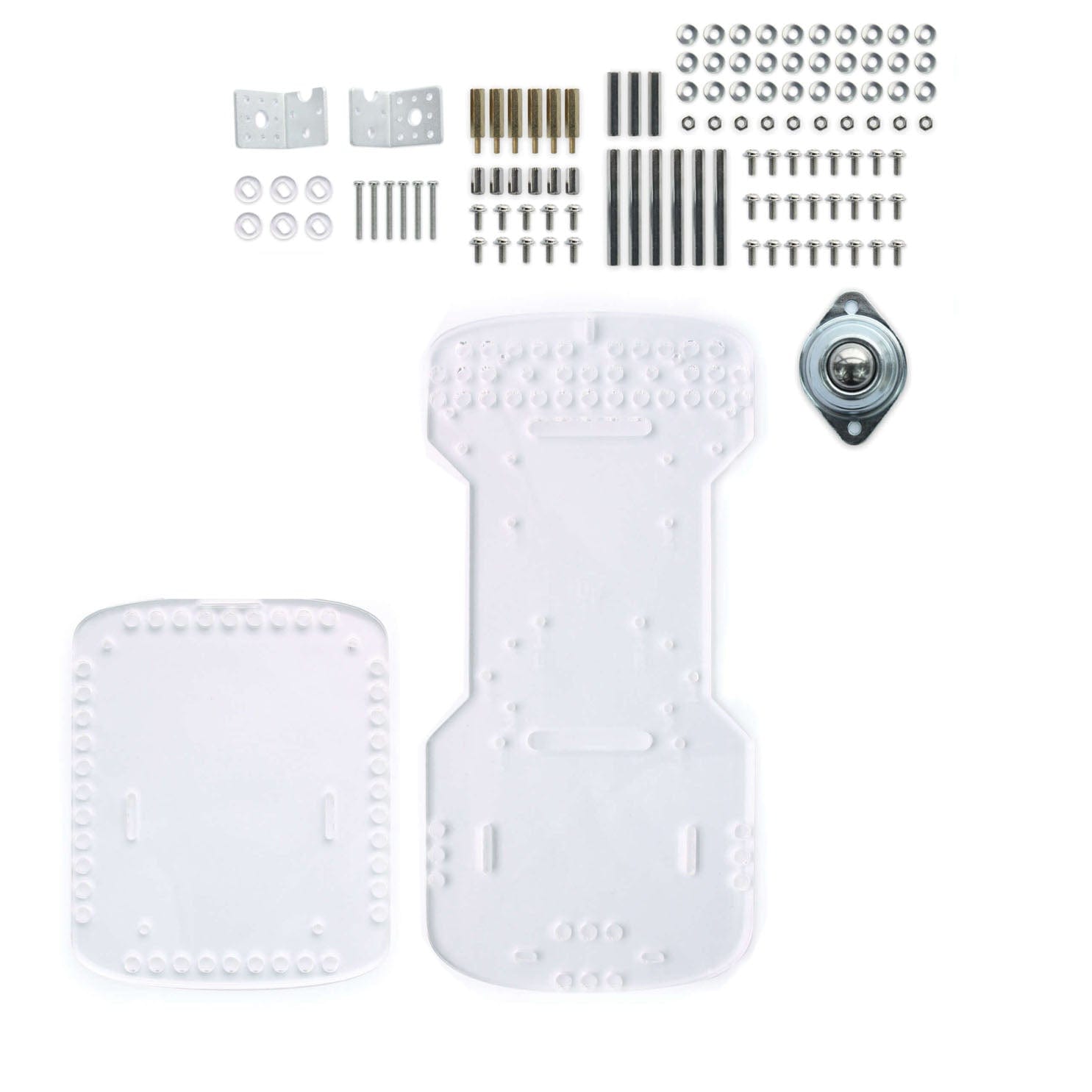 Dexter - GoPiGo3 Clear Acrylic Body & Hardware Parts - The Pi Hut