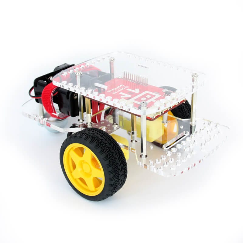 Dexter - GoPiGo3 Clear Acrylic Body & Hardware Parts - The Pi Hut