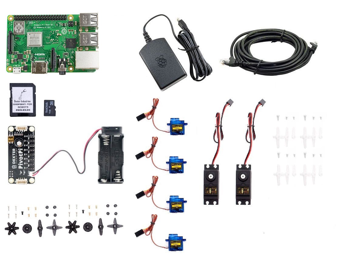 Dexter - PivotPi Starter Kit Inc. Raspberry Pi 3 B+ [Discontinued] - The Pi Hut