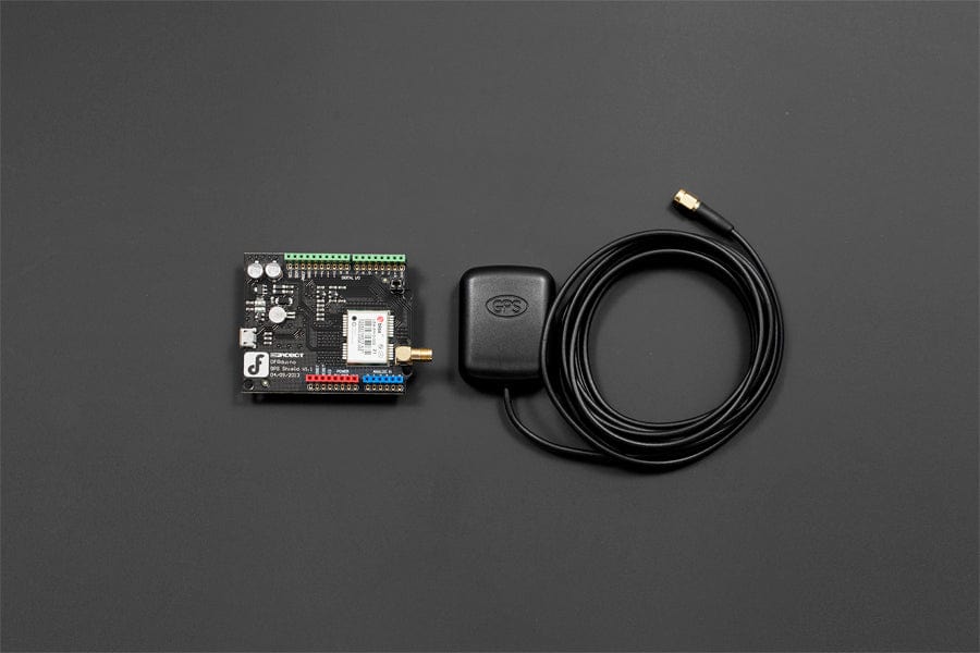 DFRduino GPS Shield  For Arduino (ublox LEA-6H) - The Pi Hut