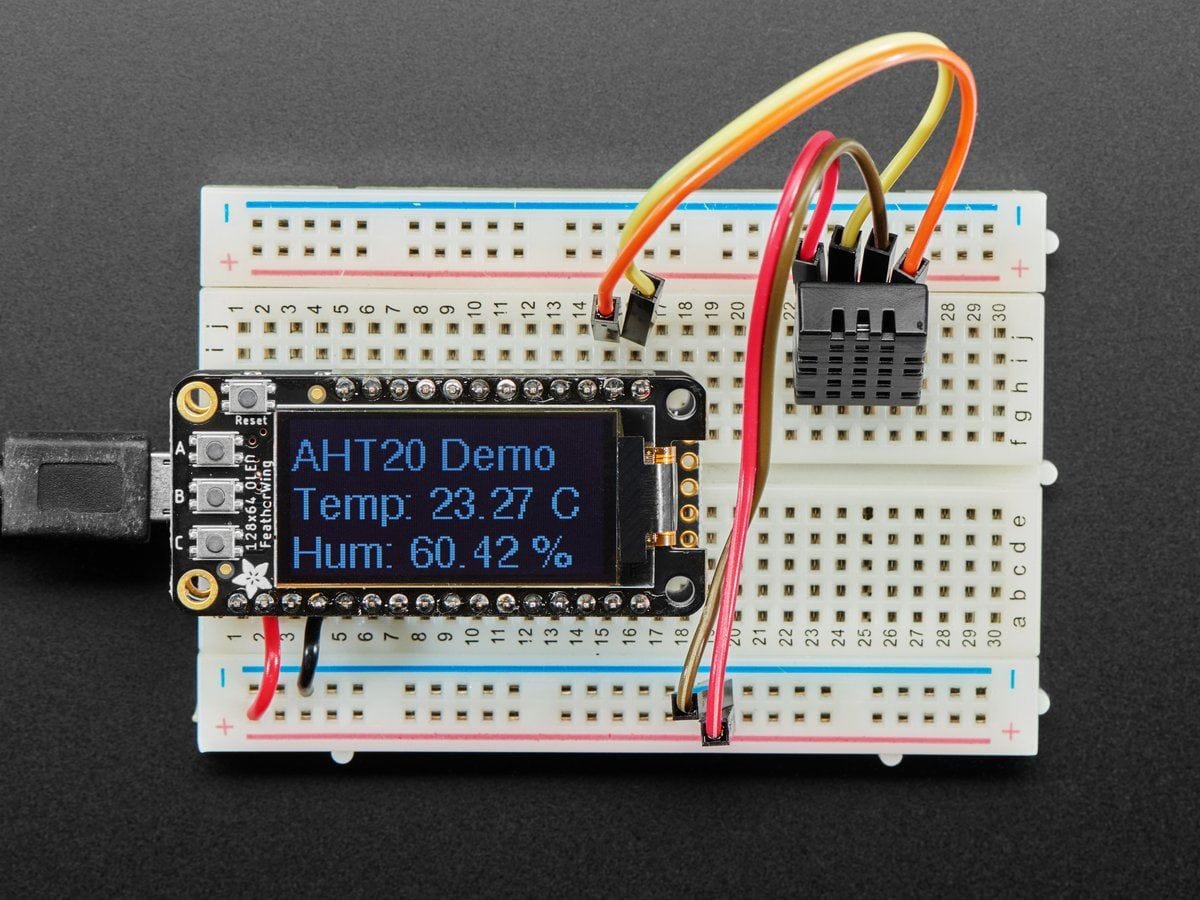 DHT20 - AHT20 Pin Module - I2C Temperature and Humidity Sensor - The Pi Hut