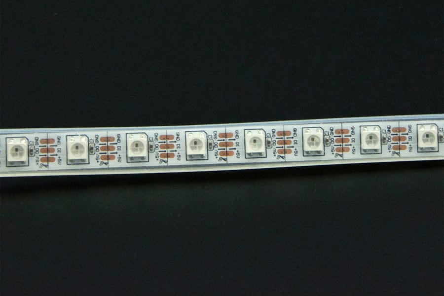 Digital RGB LED Weatherproof Strip 60 LED - (1m) - The Pi Hut