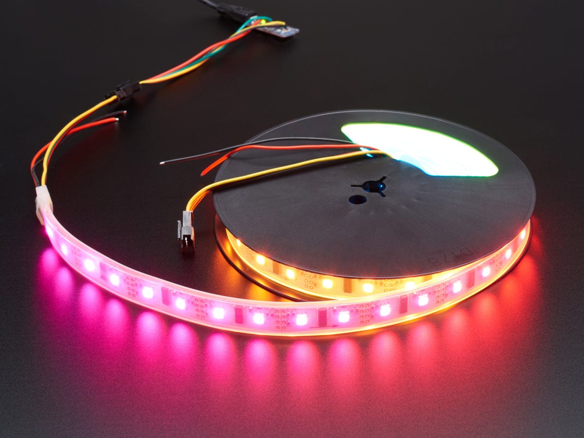 Digital RGB LED Weatherproof Strip - LPD8806 x 48 LED - The Pi Hut