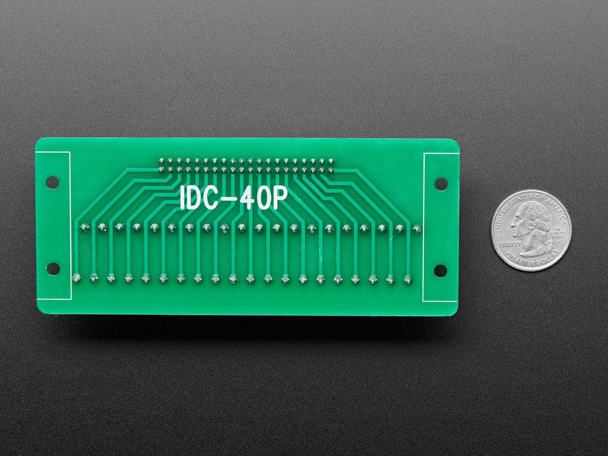 DIN Rail 2x20 IDC to Terminal Block Adapter Breakout - The Pi Hut