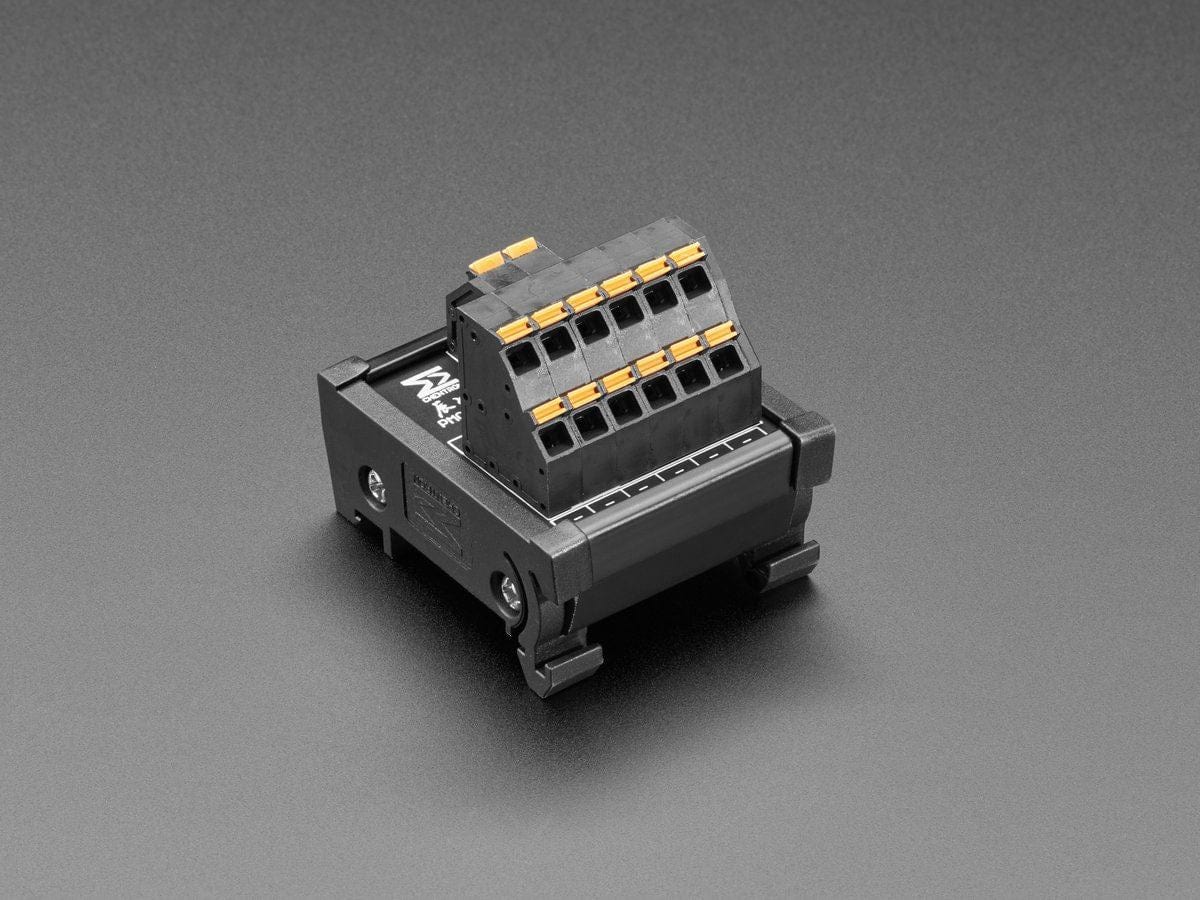 DIN Rail Dual 1x6 to Terminal Block Adapter - The Pi Hut