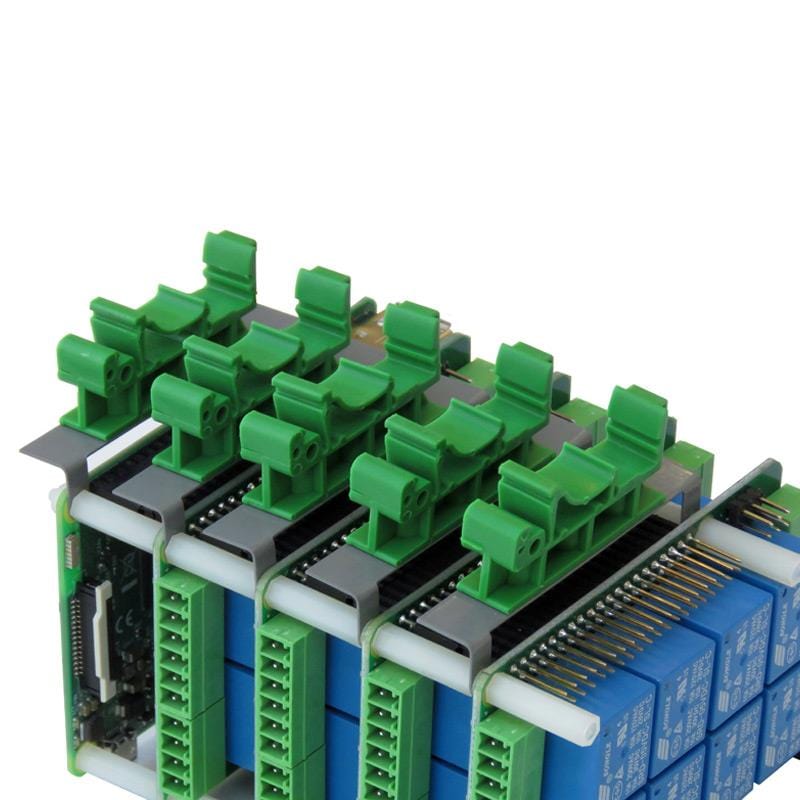 DIN-RAIL Kit Type-2 - Perpendicular to Rail - for Raspberry Pi - The Pi Hut