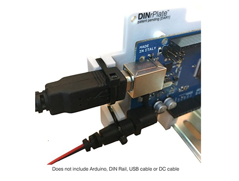 Arduino Mega Mounting Plate DINrPlate - Arduino Uno/Mega DIN Rail Mount - The Pi Hut