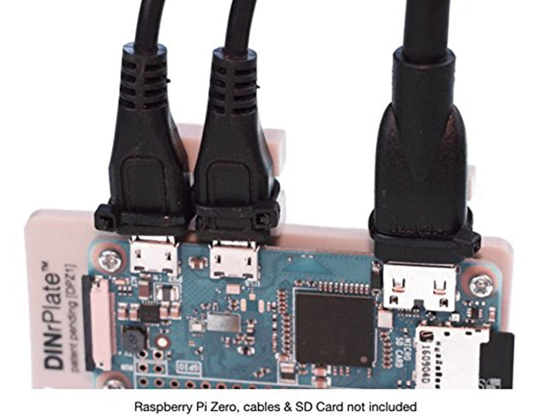 DINrPlate 2 - Raspberry Pi DIN Rail Mount - The Pi Hut