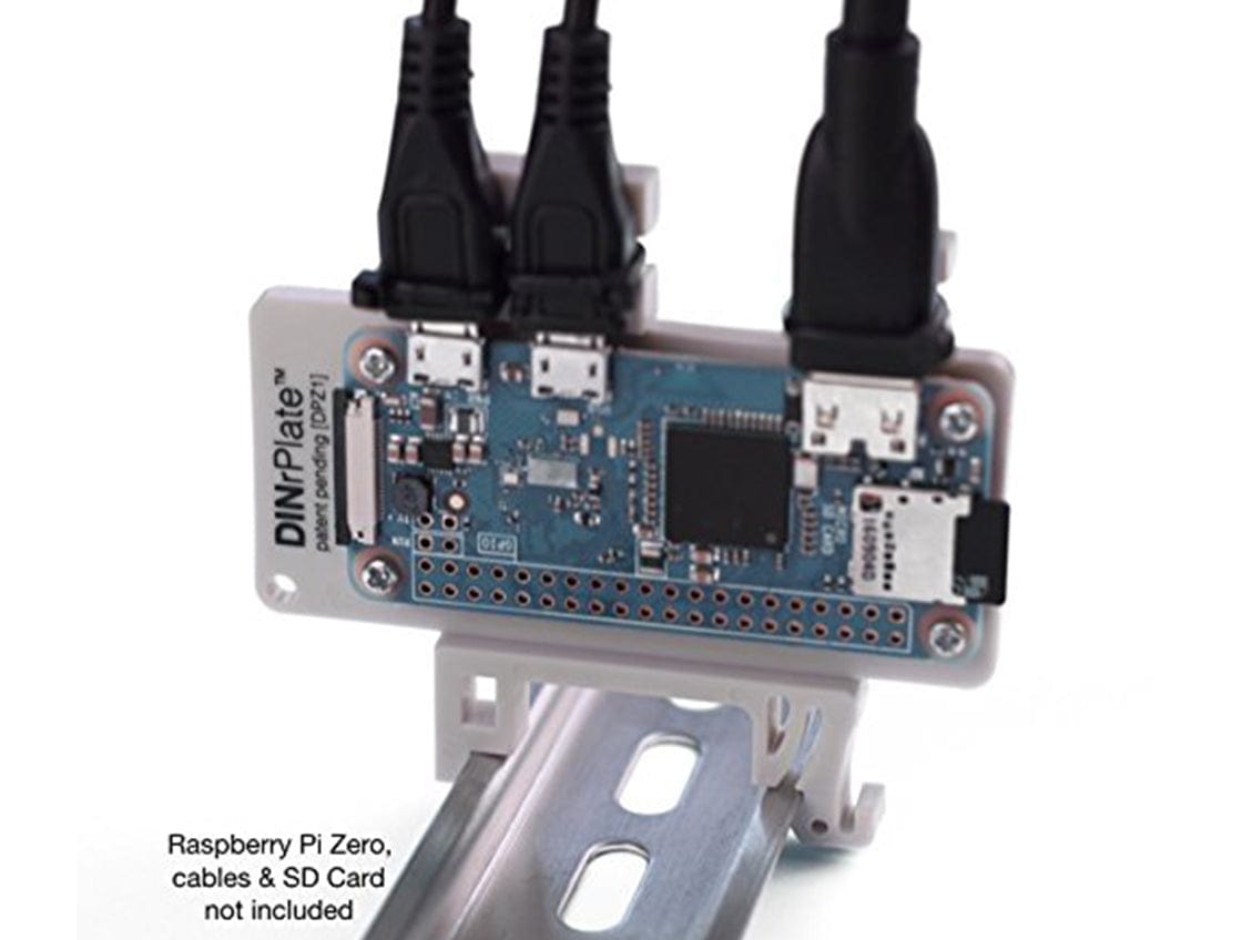 DINrPlate - Raspberry Pi Zero DIN Rail Mount - The Pi Hut