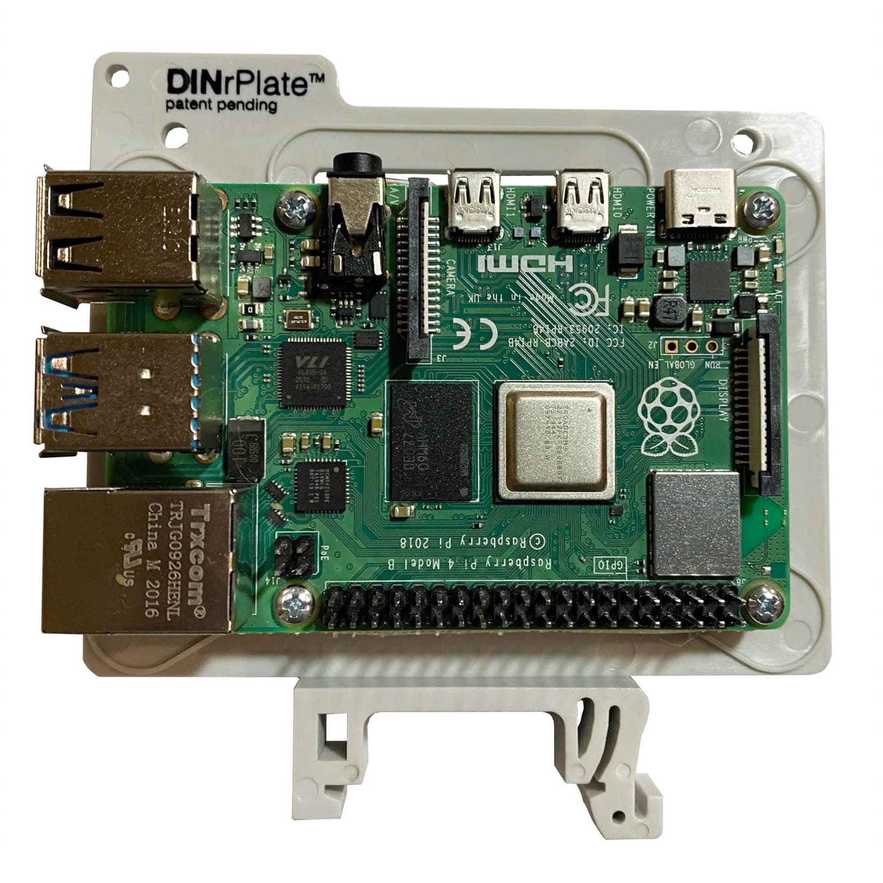 DINrPlate Universal - PCB DIN Rail Mount - The Pi Hut