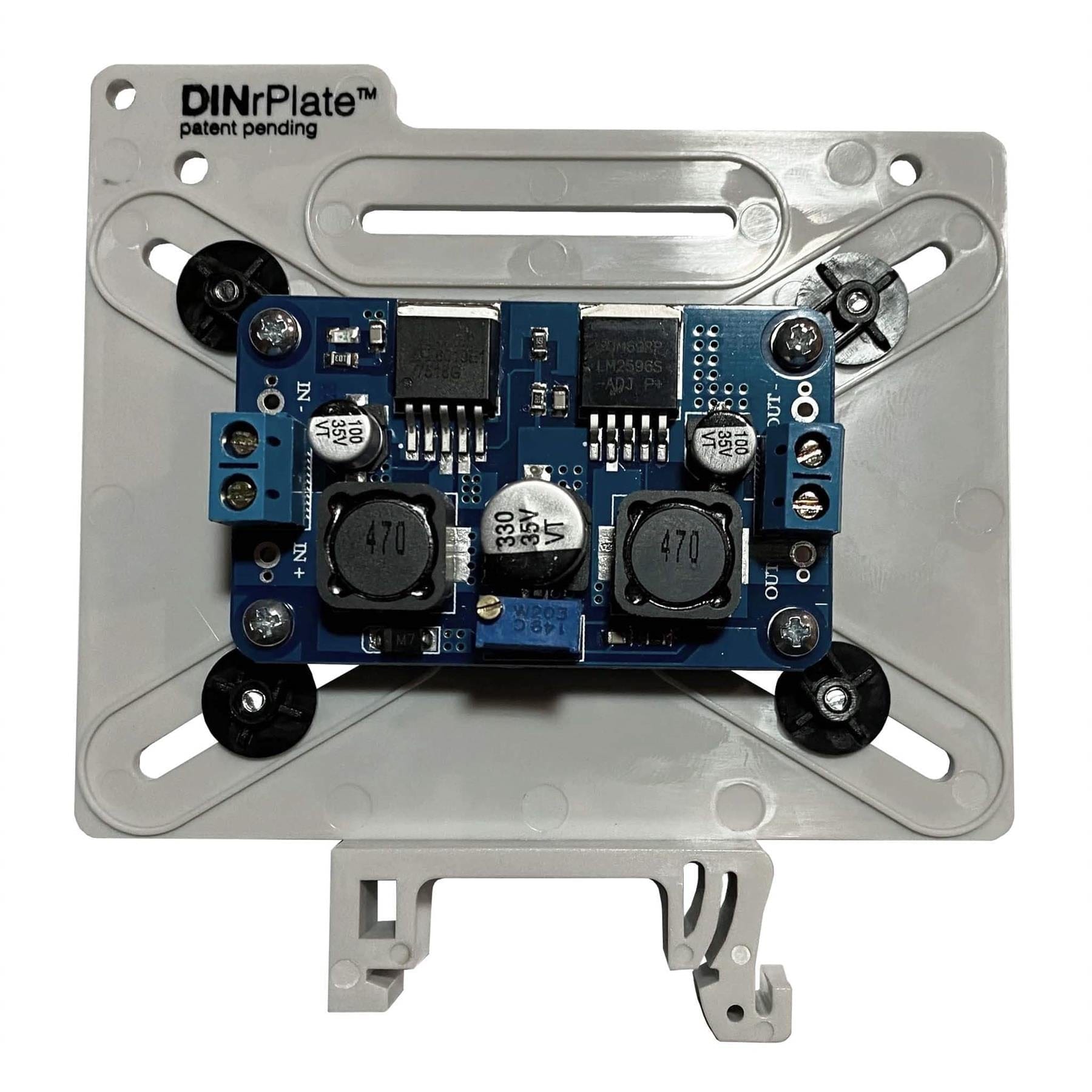 DINrPlate Universal - PCB DIN Rail Mount - The Pi Hut