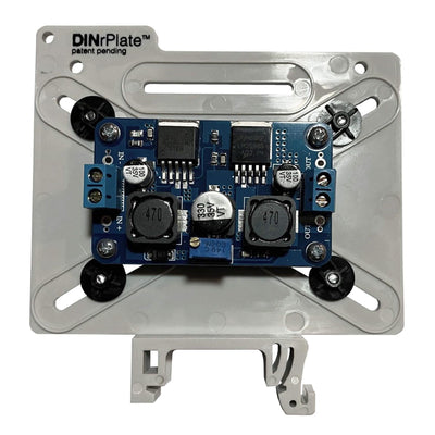 Pcb Slide In Mounting Rails DINrPlate Universal - PCB DIN Rail Mount - The Pi Hut