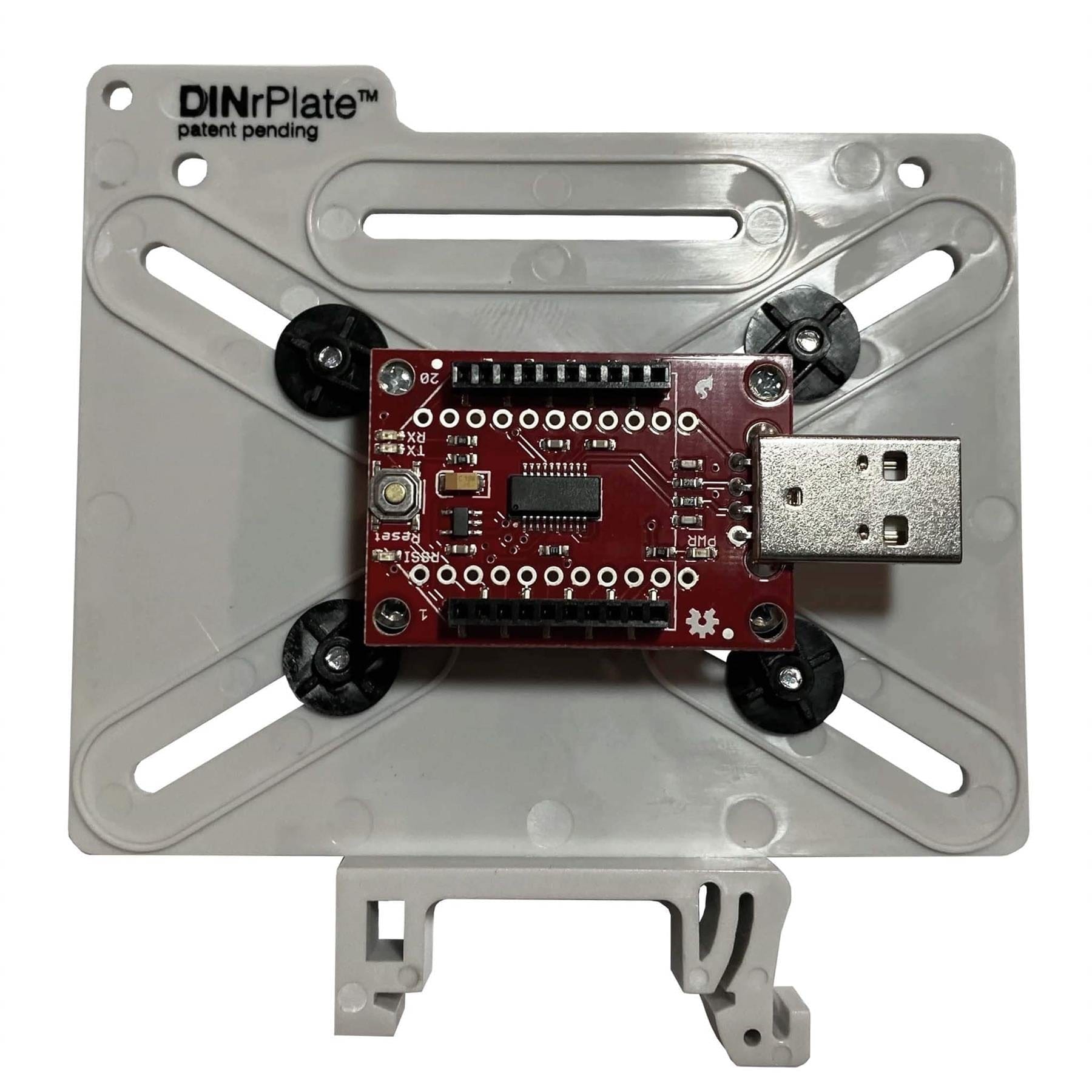 DINrPlate Universal - PCB DIN Rail Mount - The Pi Hut