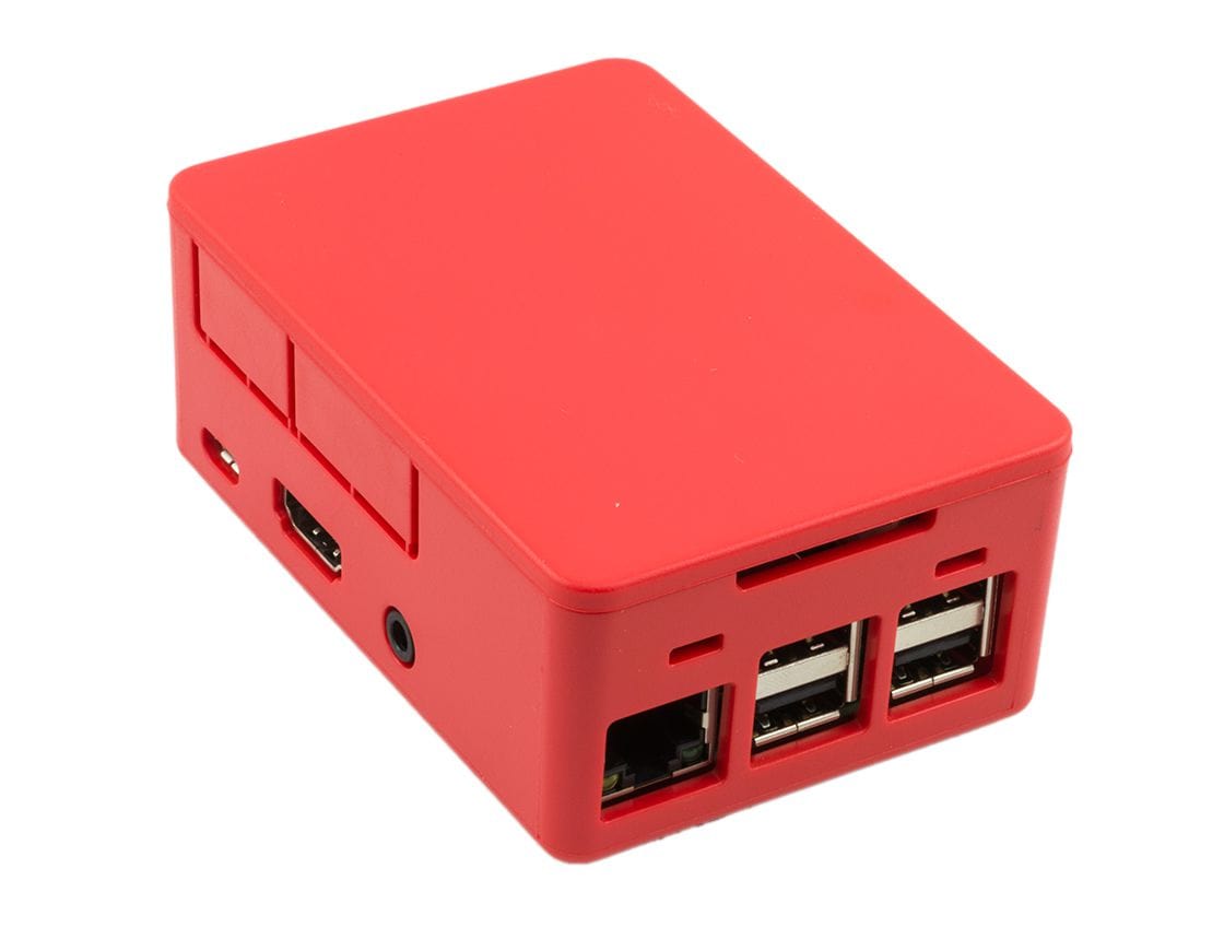 [Discontinued] HighPi Raspberry Pi B+/2/3/3B+ Case - Red - The Pi Hut