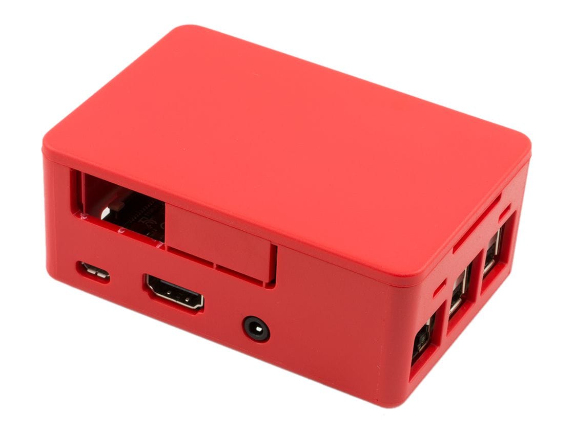 [Discontinued] HighPi Raspberry Pi B+/2/3/3B+ Case - Red - The Pi Hut