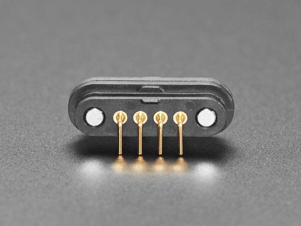 DIY Magnetic Connector - Right Angle Four Contact Pins