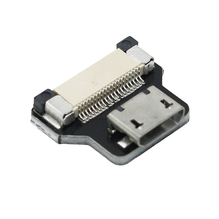 DIY USB Cable Parts - Straight Micro USB Socket - The Pi Hut