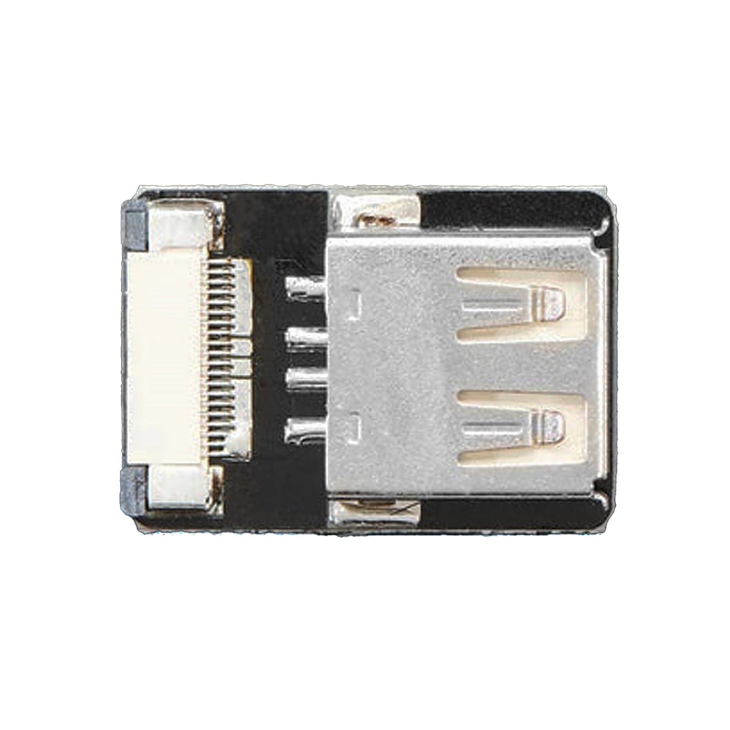 DIY USB Cable Parts - Straight Type A Jack - The Pi Hut