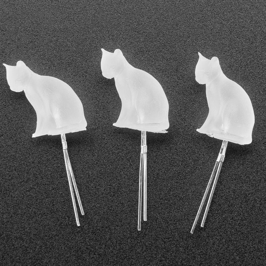 dLUX-dLITE RGB Rainbow Cat Shape LEDs (3 Pack) - The Pi Hut