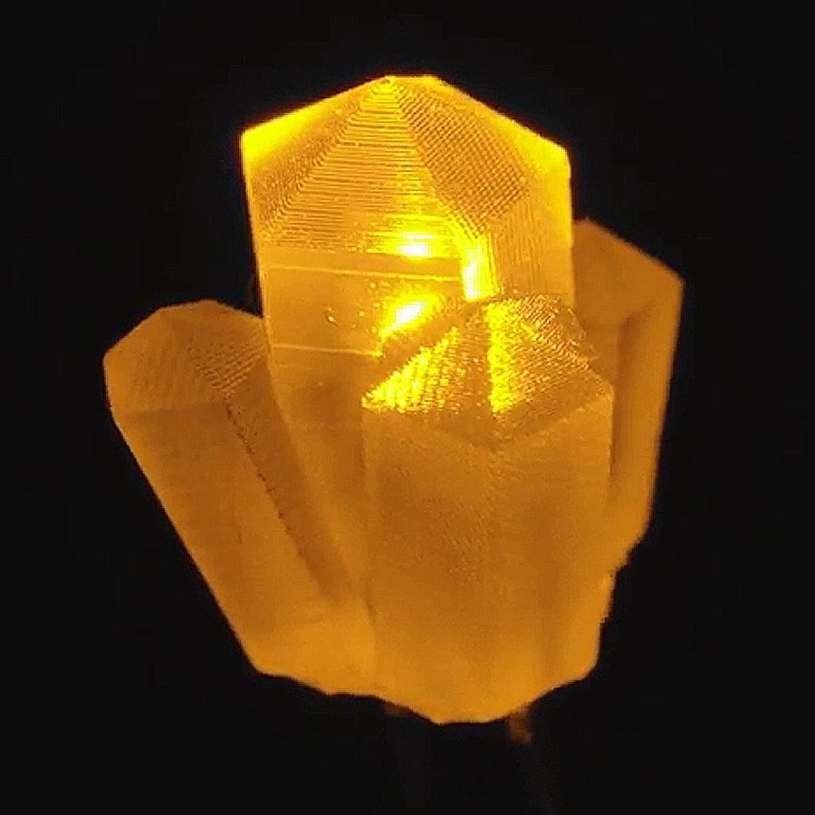 dLUX-dLITE Yellow Crystal Shape LEDs (5 Pack) - The Pi Hut