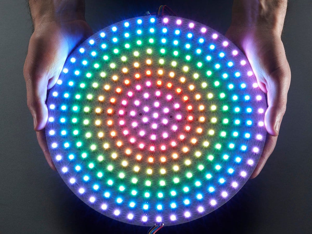 DotStar RGB LED Disk - 240mm diameter - The Pi Hut