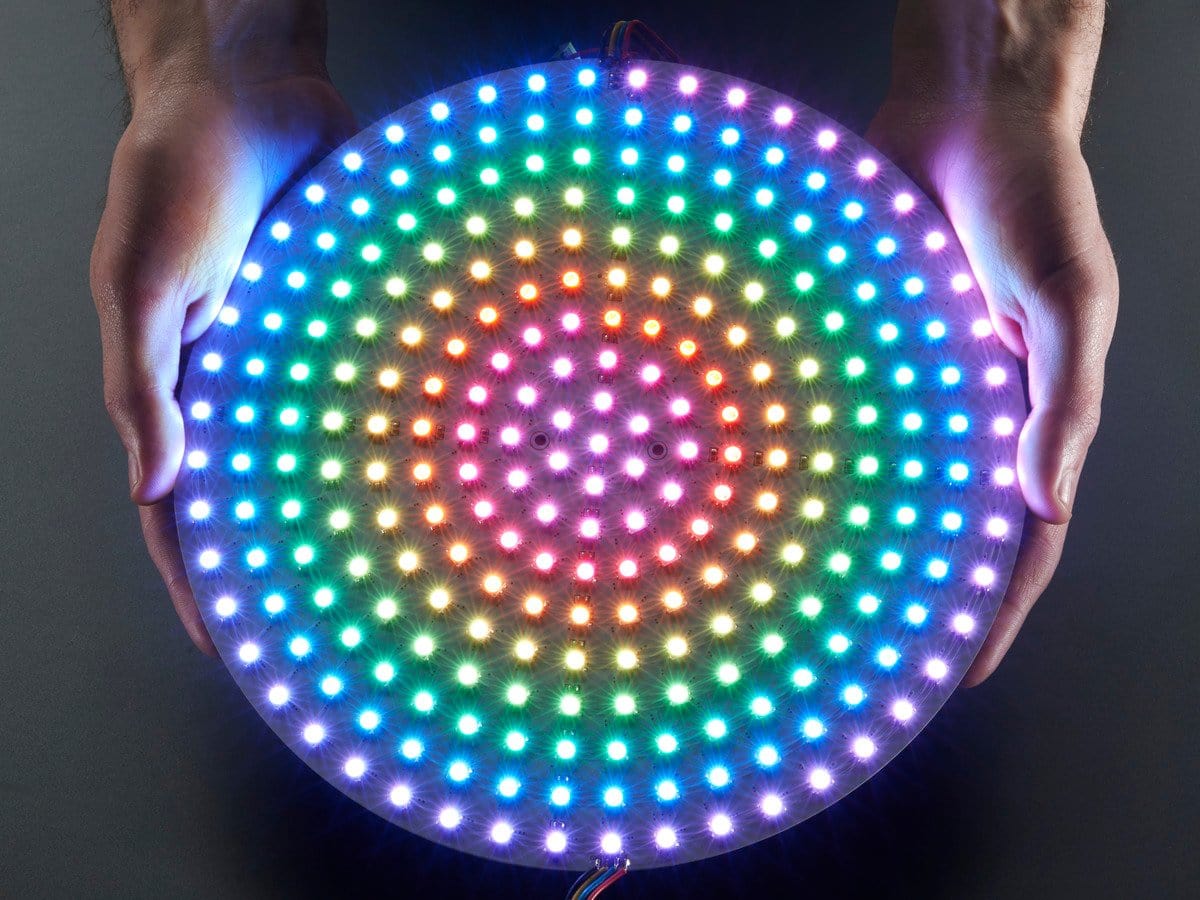 DotStar RGB LED Disk - 240mm diameter - The Pi Hut