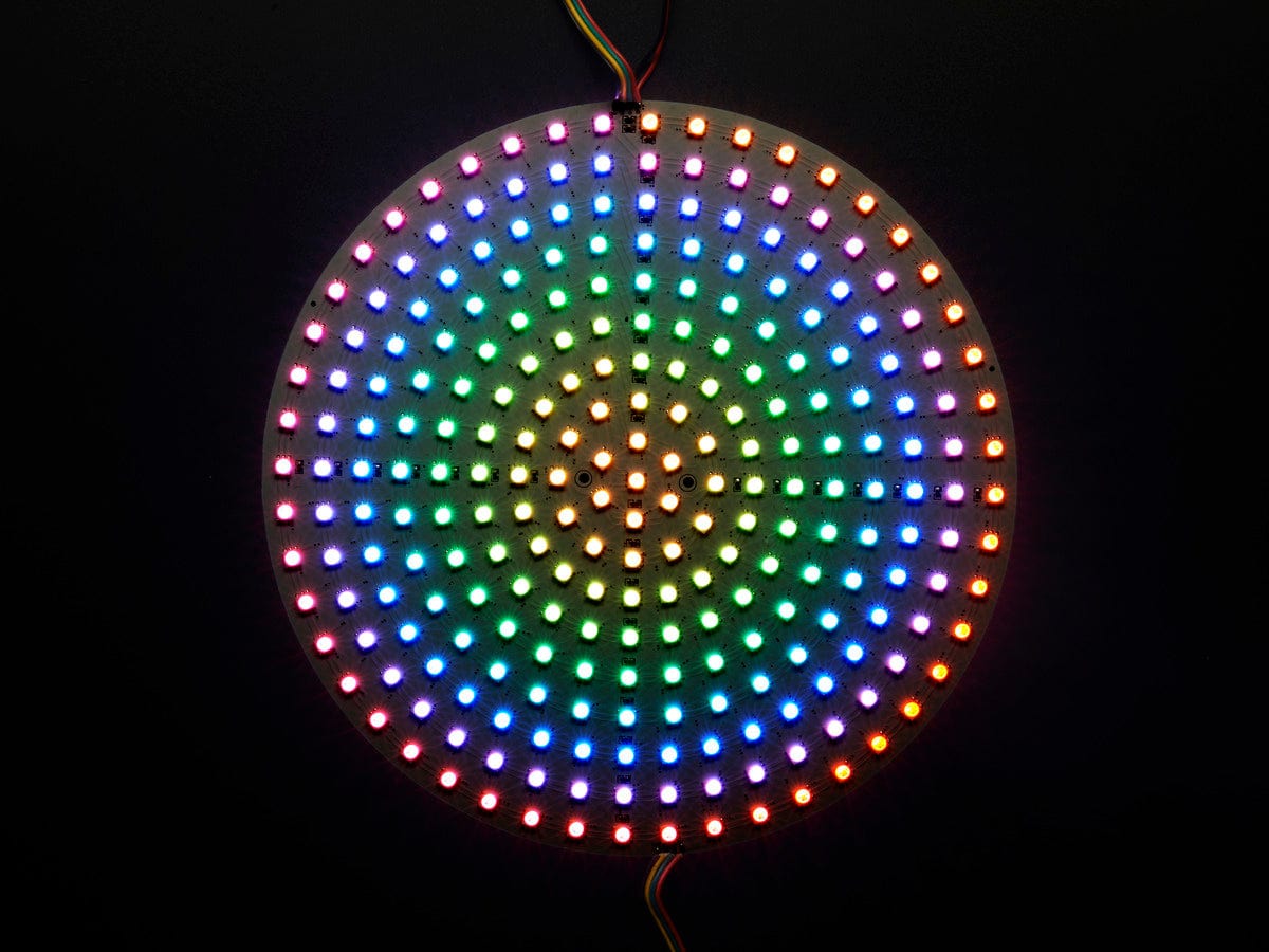 DotStar RGB LED Disk - 240mm diameter - The Pi Hut