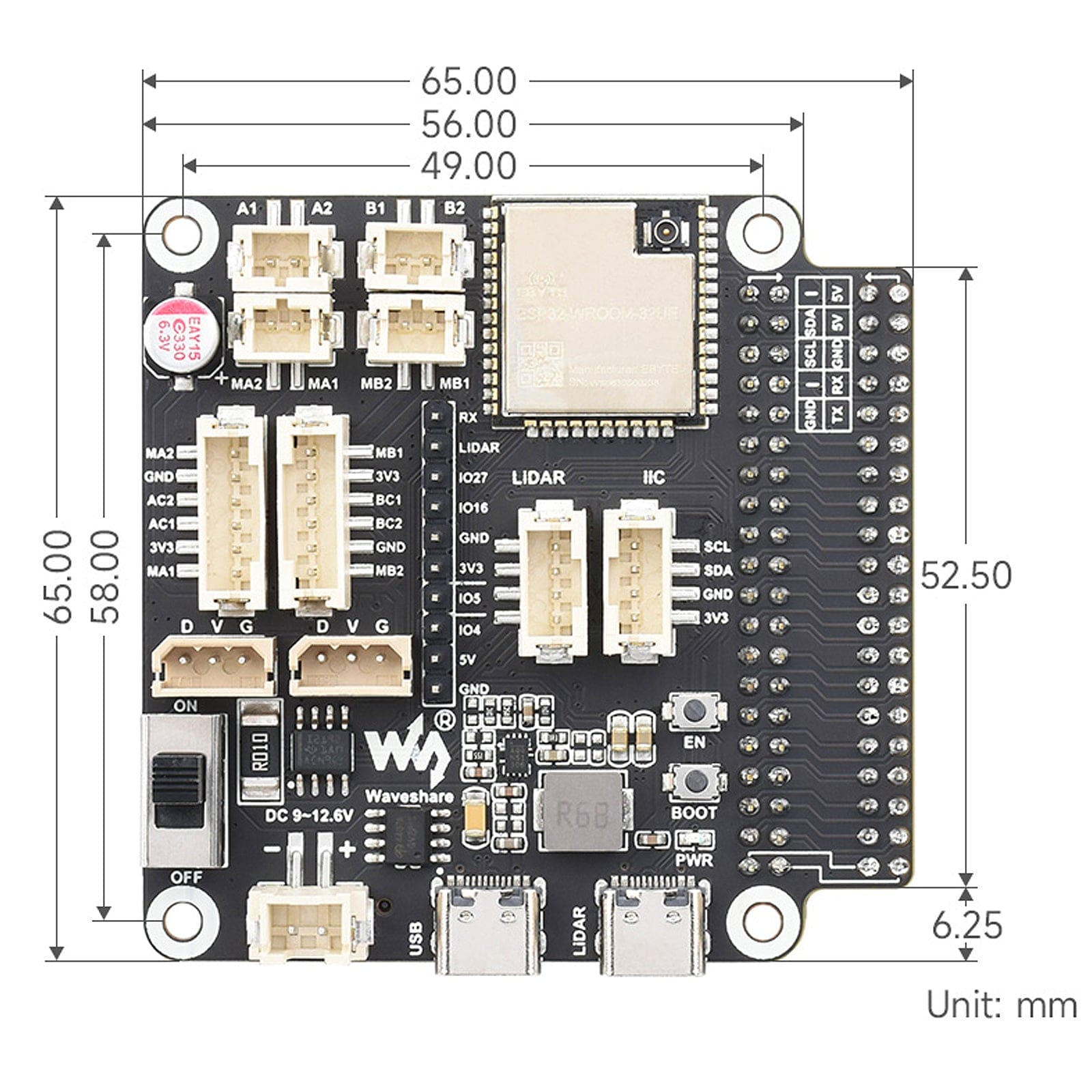 ESP32 Robotics Driver Board - The Pi Hut