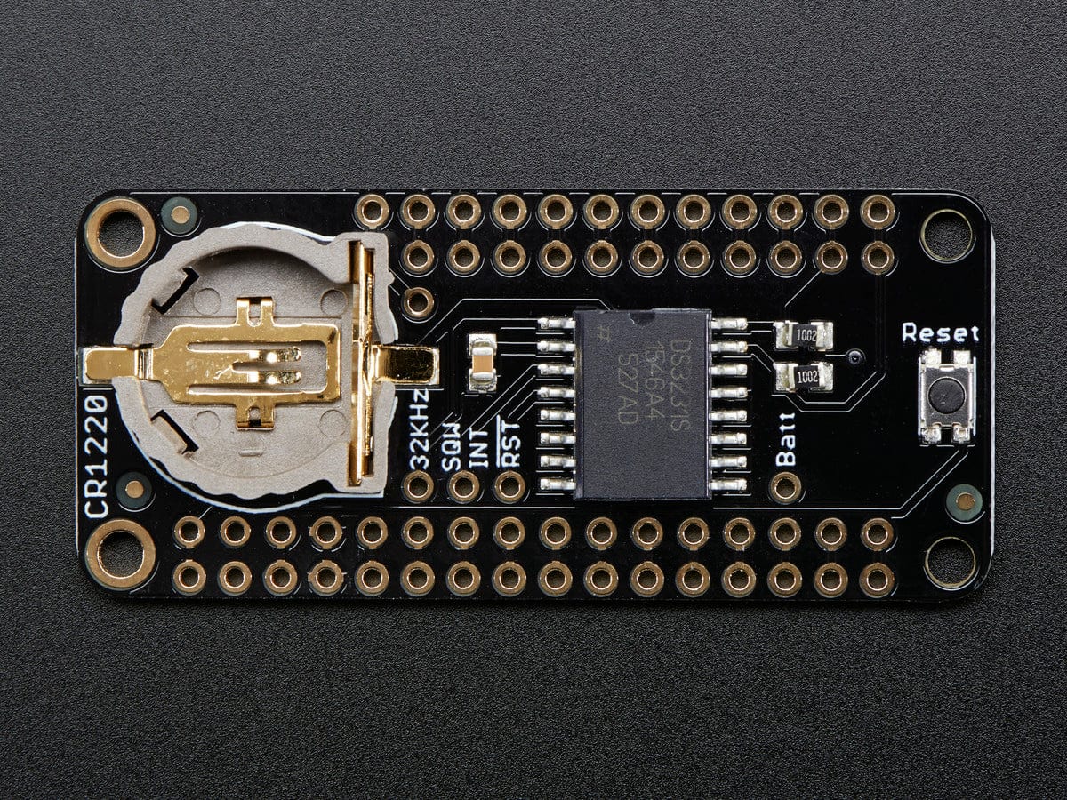 DS3231 Precision RTC FeatherWing - RTC Add-on For Feather Boards - The Pi Hut