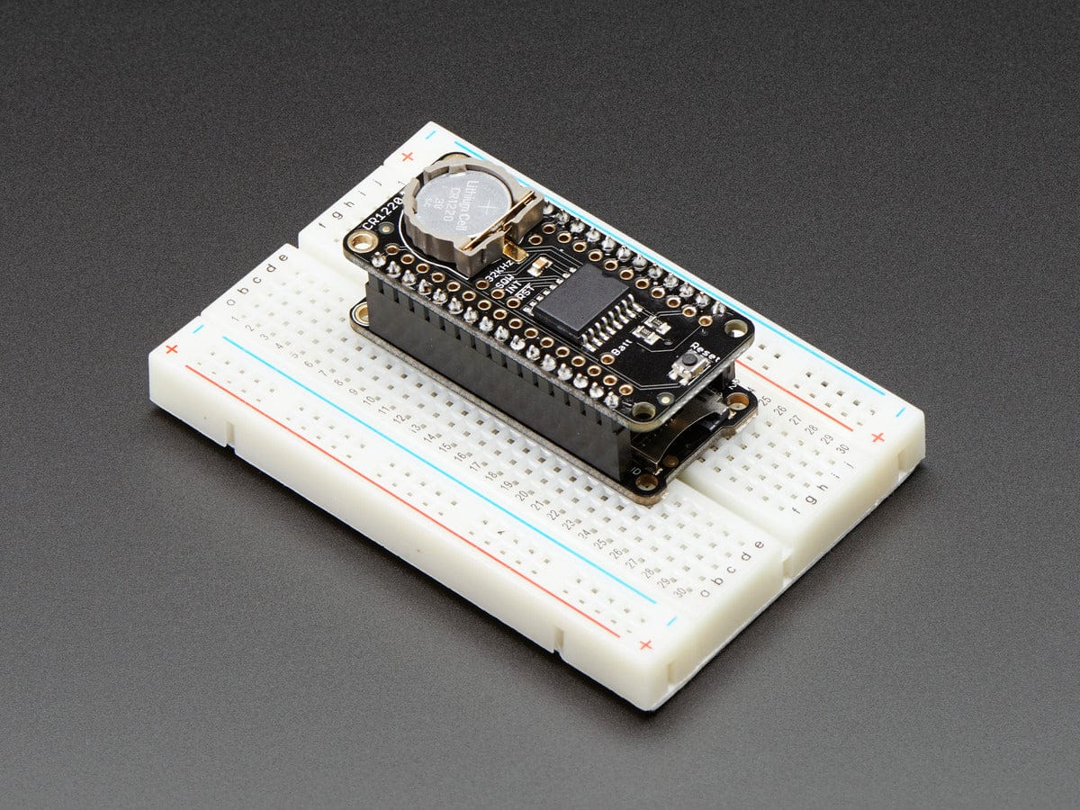 DS3231 Precision RTC FeatherWing - RTC Add-on For Feather Boards - The Pi Hut