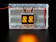 Dual Alphanumeric Display -Yellow 0.54" Digit Height - Pack of 2 - The Pi Hut