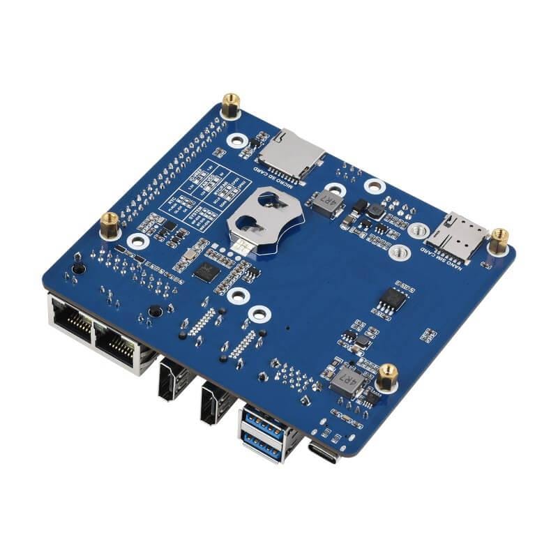 Dual Gigabit Ethernet 5G/4G Base Board for Raspberry Pi CM4 - The Pi Hut