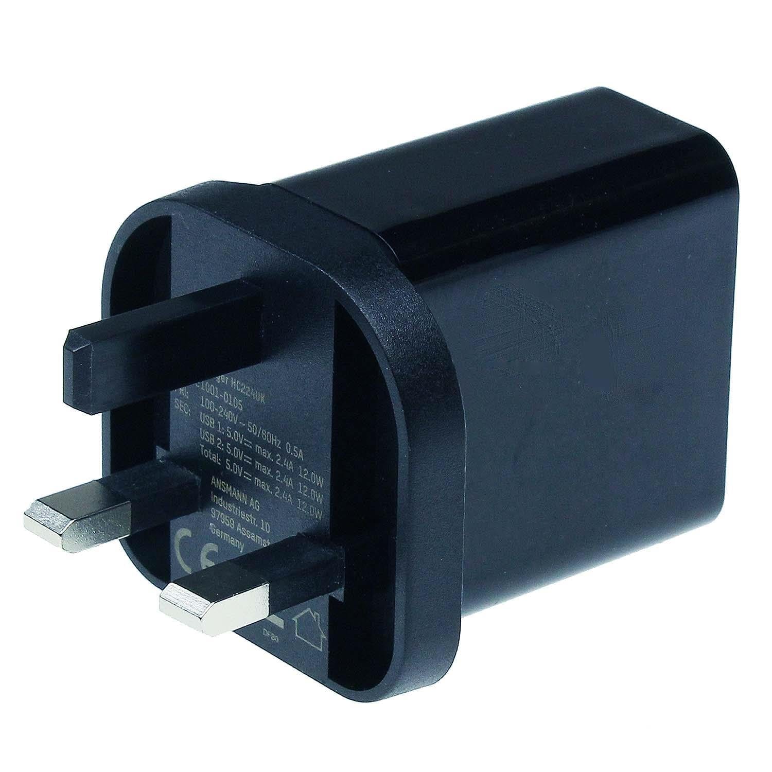 Dual-USB Charger (UK Plug) - The Pi Hut