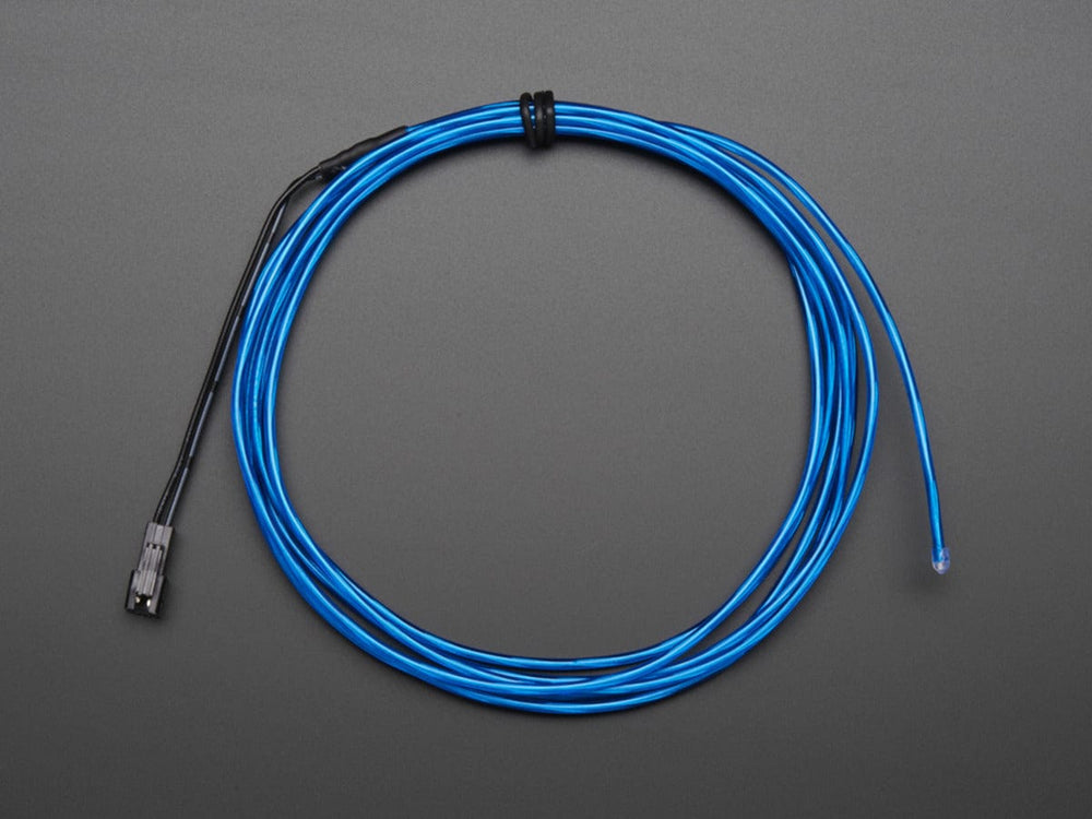 EL wire starter pack - Blue 2.5 meter (8.2 ft) - The Pi Hut