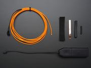 EL wire starter pack - Orange 2.5 meter (8.2 ft) - The Pi Hut