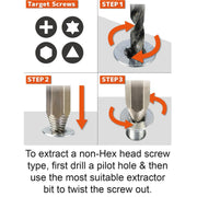 Engineer DBZ-20 Extractor Bit Set for Hex Socket Screws - The Pi Hut