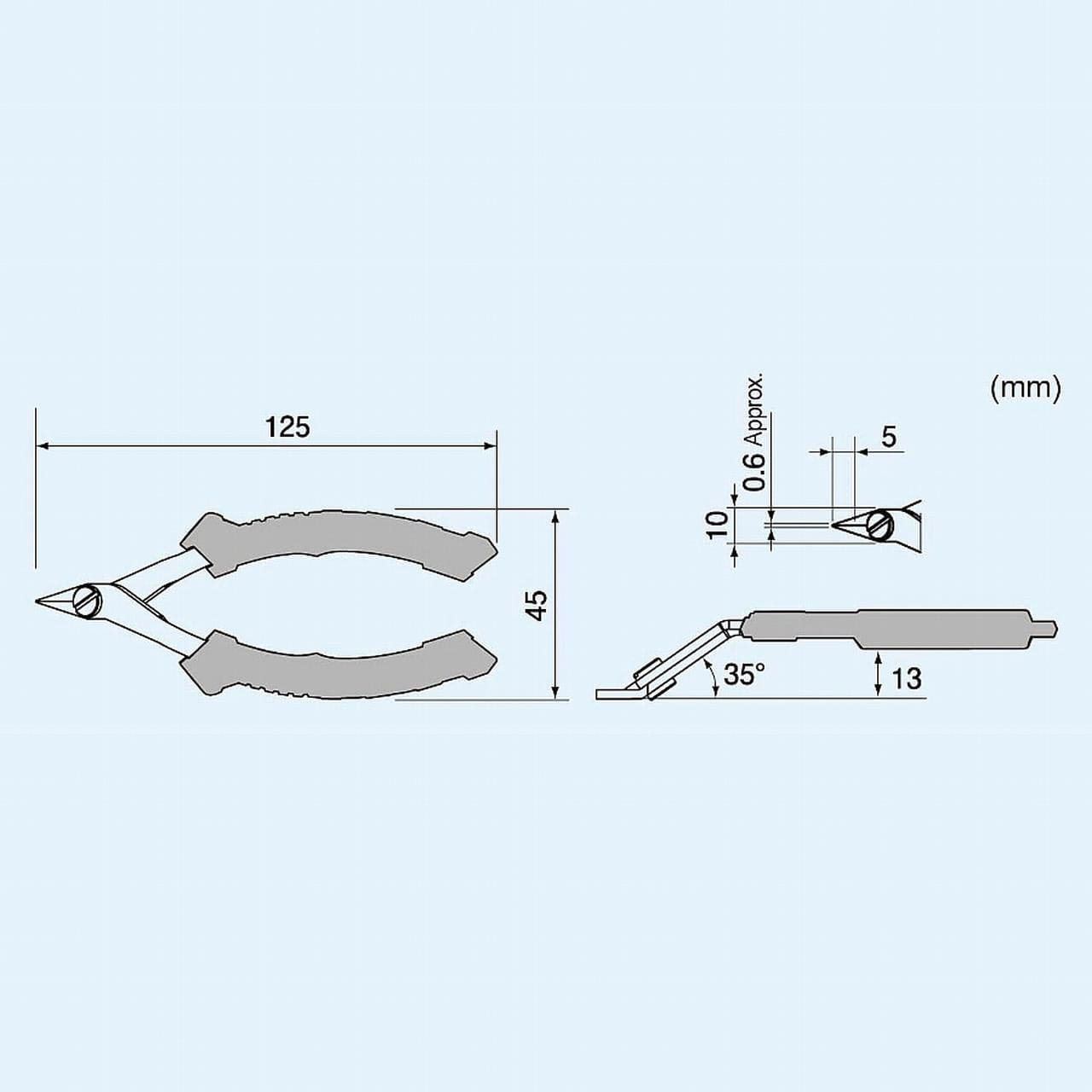 Engineer NZ-13G ESD-Safe Reversed Jaw Offset Cutters - The Pi Hut