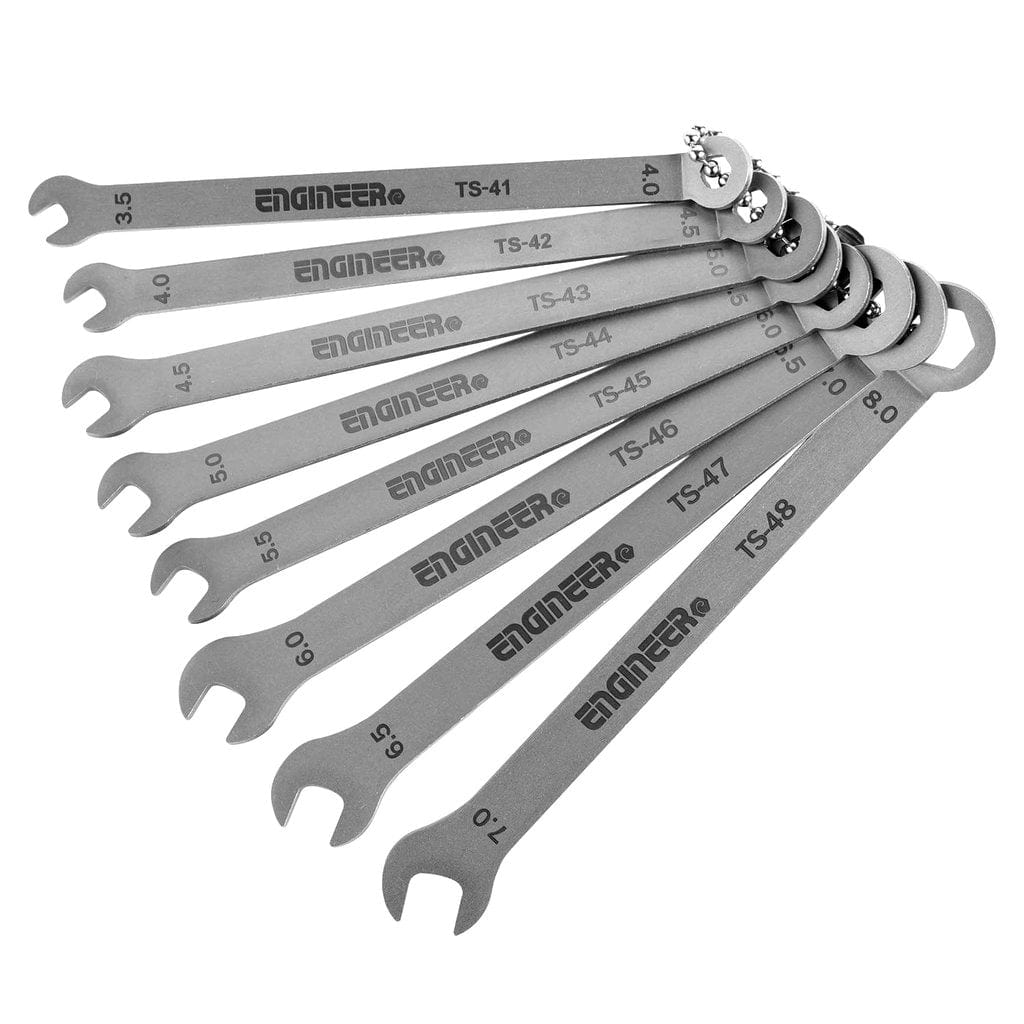 ENGINEER TWM-07 Smart Monkey Wrench – Super Thin Jaws Adjustable Wrench, Beige