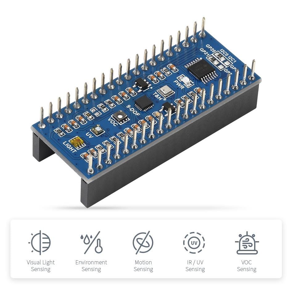 Environment Sensor Module for Raspberry Pi Pico - The Pi Hut