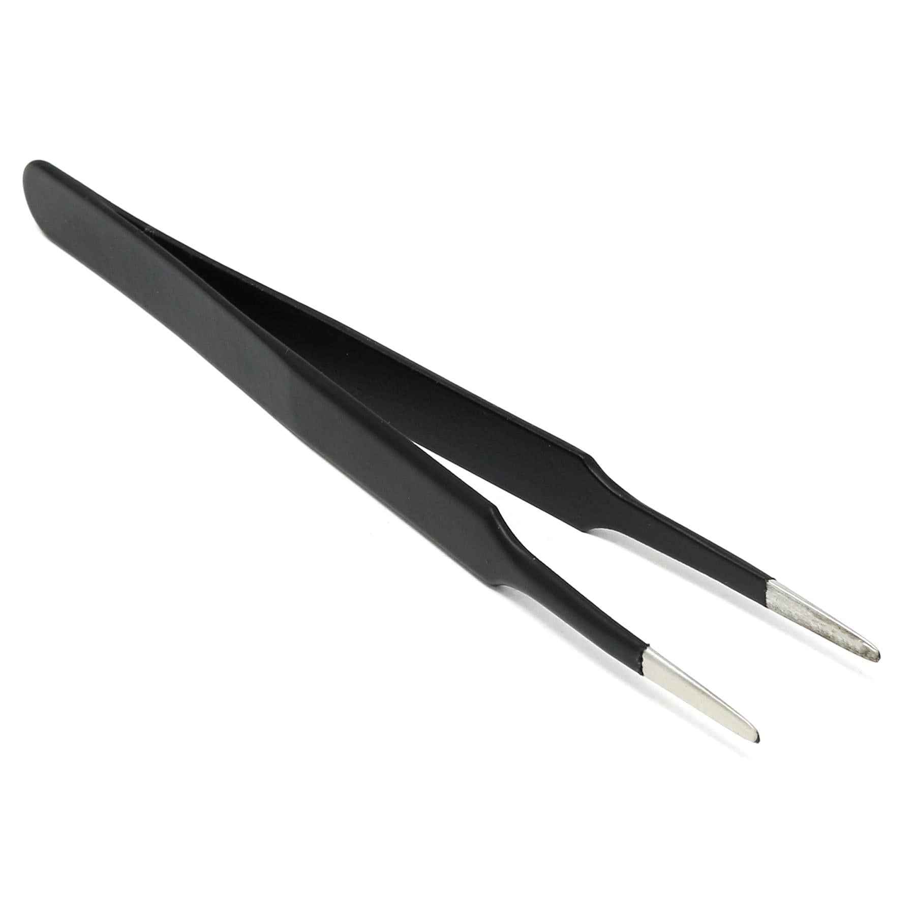 ESD-safe Blunt Tip Square Edge Tweezers - 120mm - The Pi Hut