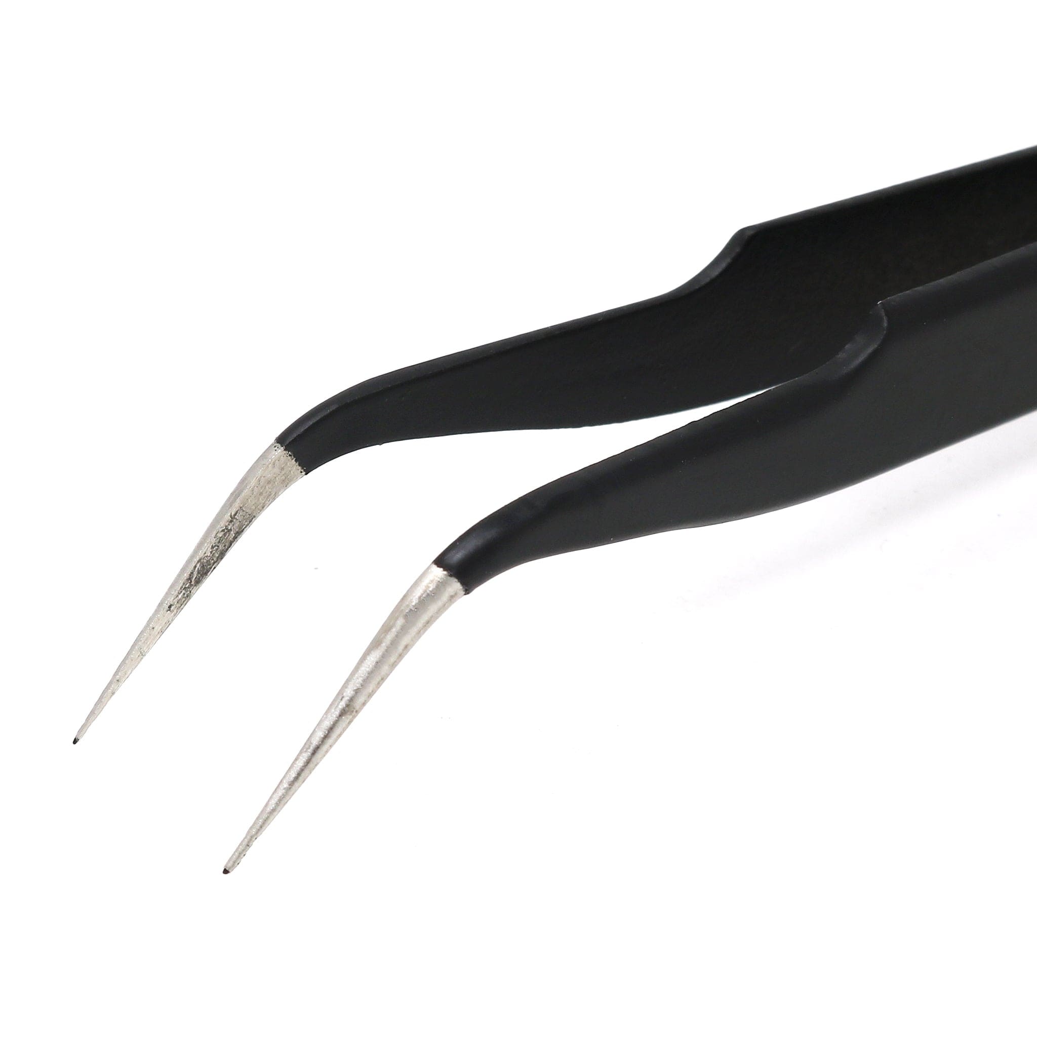 ESD-safe Fine-tip Curved Tweezers - 120mm - The Pi Hut